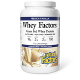 WHEY FACTORS FRENCH VANILLA 1 KG NATURAL FACTORS