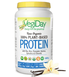ORGANIC RAW PROTEIN FRENCH VANILLA 1026 G VEGIDAY