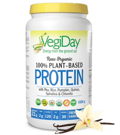 ORGANIC RAW PROTEIN FRENCH VANILLA 1026 G VEGIDAY