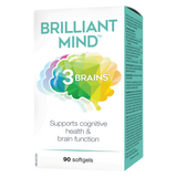 BRILLIANT MIND 90 SOFTGELS 3 BRAINS