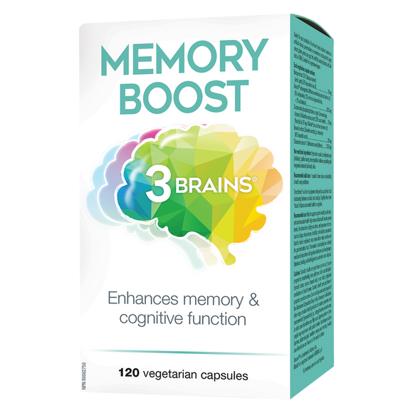 MEMORY BOOST 120 VCAPS 3 BRAINS