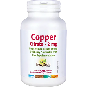 COPPER 2 MG 100 CAPS NEW ROOTS