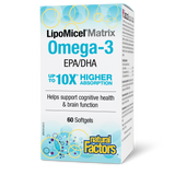 OMEGA-3 LIPOMICEL MATRIX 60 GELS NATURAL FACTORS