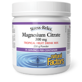 MAGNESIUM CITRATE POWDER TROPICAL FRUIT 250 G NATURAL FACTORS