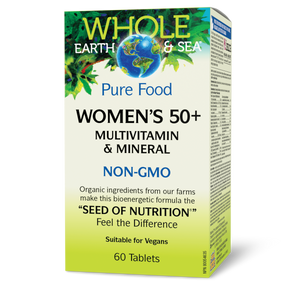 WOMENS 50+ WHOLE EARTH MULTI 60 TABS NATURAL FACTORS