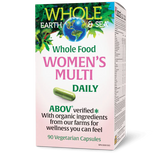 WHOLE FOOD WOMEN'S MULTI DAILY 90 CAPS WHOLE EARTH & SEA NATURAL FACTORS