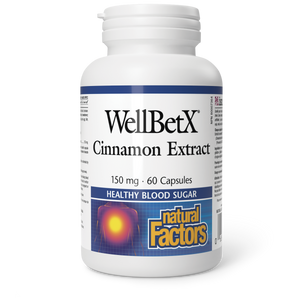 CINNAMON WELLBETX 150 MG 60 CAPS NATURAL FACTORS