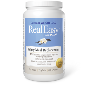 REAL EASY WITH PGX WHEY VANILLA 870 G NATURAL FACTORS