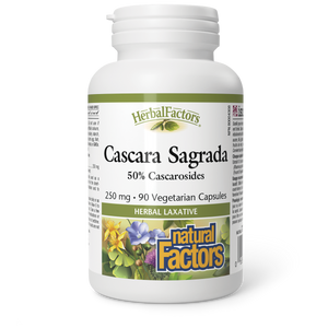 CASCARA SAGRADA 250 MG 90 CAPS NATURAL FACTORS