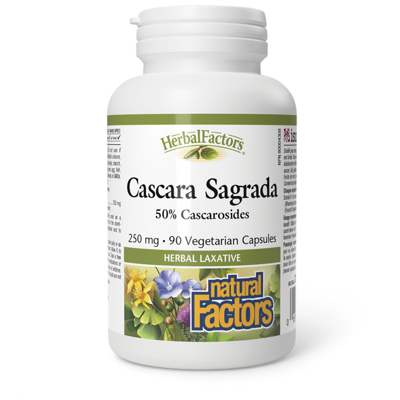 CASCARA SAGRADA 250 MG 90 CAPS NATURAL FACTORS