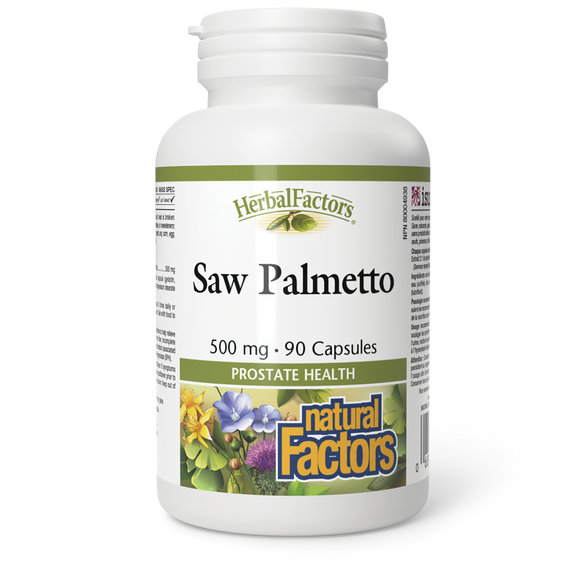 SAW PALMETTO 500 MG 90 CAPS NATURAL FACTORS