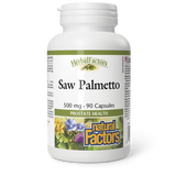 SAW PALMETTO 500 MG 90 CAPS NATURAL FACTORS