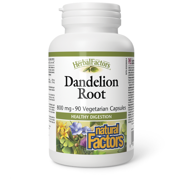 DANDELION ROOT 800 MG 90 CAPS NATURAL FACTORS