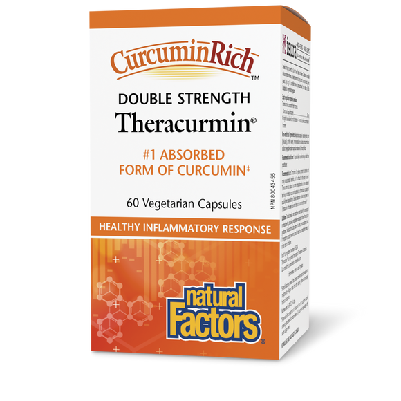 THERACURMIN DOUBLE STRENGTH 60 MG 60 VCAPS NATURAL FACTORS