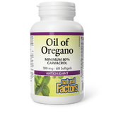 OIL OF OREGANO 180 MG 60 SOFTGELS NATURAL FACTORS