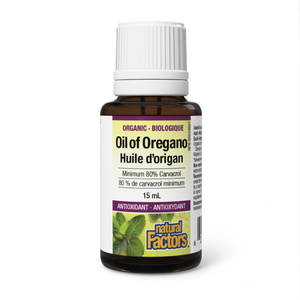 OIL OF OREGANO ORGANIC 15 ML NATURAL FACTORS