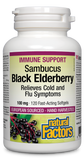 BLACK ELDERBERRY 100 MG 120 GELS NATURAL FACTORS