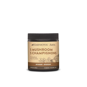 CONCENTRATED MUSHROOM POWDER 5 MUSHROOM ORGANIC 100 G HARMONIC ARTS