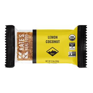 LEMON COCONUT ENERGY BAR 62G KATE'S REAL FOOD