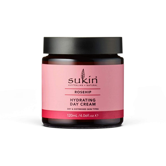 ROSE HIP HYDRATING DAY CREAM 120 ML SUKIN