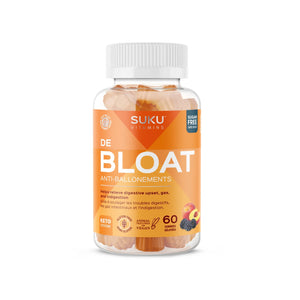 DE BLOAT BERRY PEACHY 60 GUMMIES SUKU