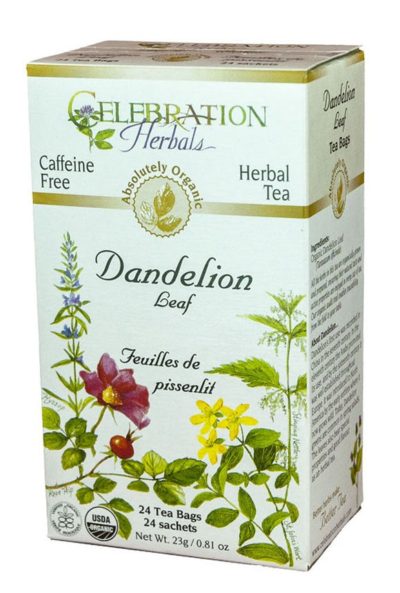 DANDELION LEAF TEA 24 TEA BAGS CELEBRATION HERBALS