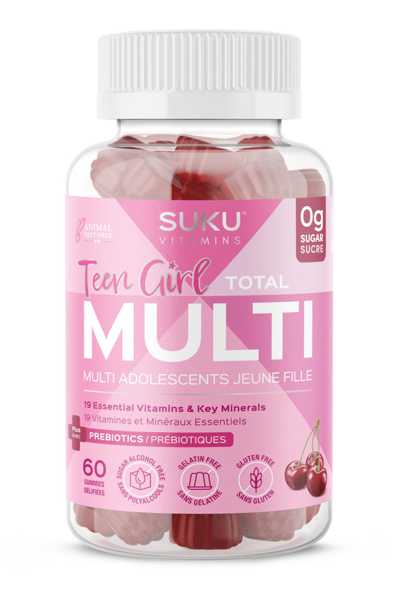 MULTIVITAMIN TEEN GIRL 60 GUMMIES SUKU