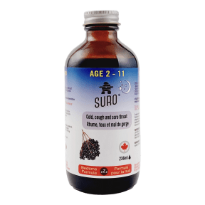 COLD, COUGH AND SORE THROAT ORGANIC AGE 2-11 BEDTIME FORMULA SURO