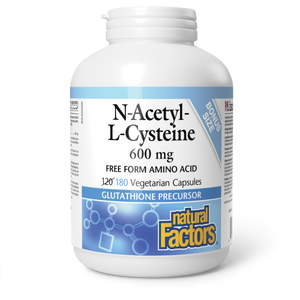 N-ACETYL-L-CYSTEINE 600 MG 180 CAPS NATURAL FACTORS