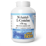 N-ACETYL-L-CYSTEINE 600 MG 180 CAPS NATURAL FACTORS