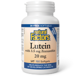 LUTEIN 20 MG 150 SOFTGELS BONUS NATURAL FACTORS
