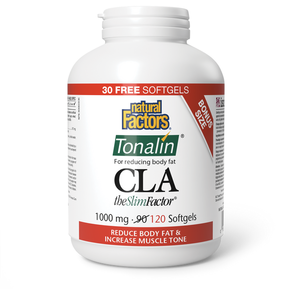 CLA TONALIN 1000 MG 120 GELS NATURAL FACTORS