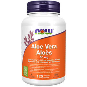 ALOE VERA 50 MG 120 CAPS NOW