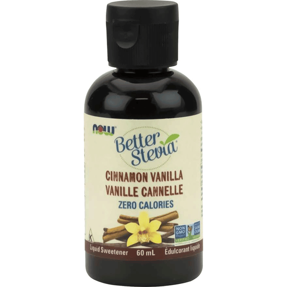 BETTER STEVIA CINNAMON VANILLA 59 ML NOW