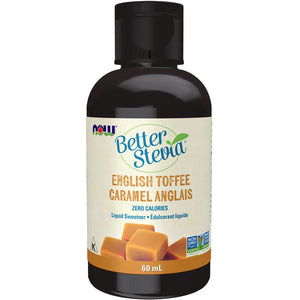 BETTER STEVIA ENGLISH TOFFEE 60 ML NOW