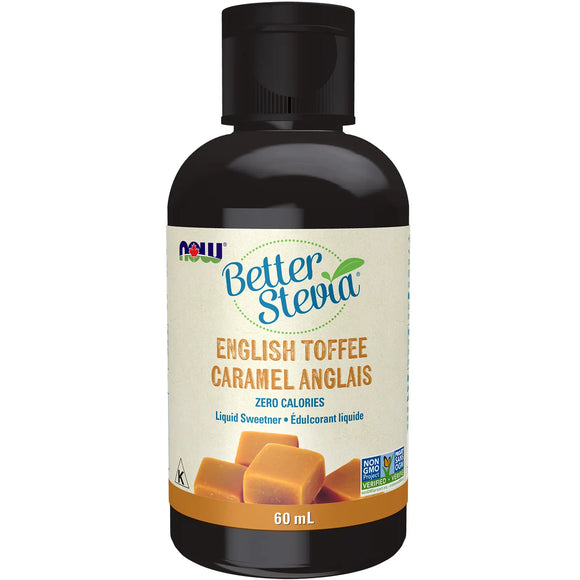 BETTER STEVIA ENGLISH TOFFEE 60 ML NOW