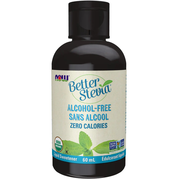BETTER STEVIA ALCOHOL FREE 59 ML NOW