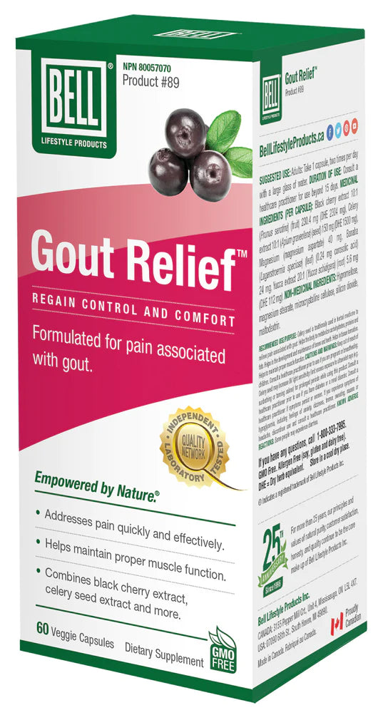GOUT RELIEF 60 CAPS BELL
