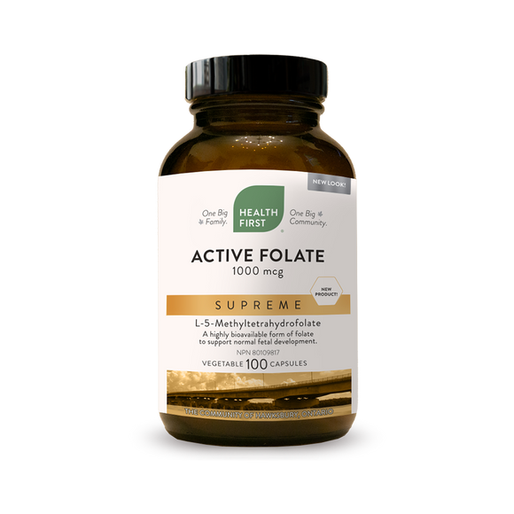 Folate Acticated ACTIVE FOLATE 1000 MCG 100 CAPS HEALTH FIRST – Ave Maria Health