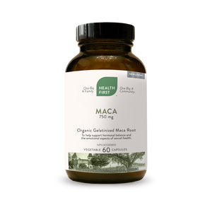 MACA GELATINIZED ORGANIC 750 MG 60 CAPS HEALTH FIRST