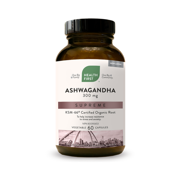 ASHWAGANDHA SUPREME 60 CAPS HEALTH FIRST