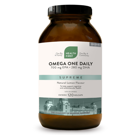 OMEGA ONE DAILY SUPREME 1400 MG 120 ENTERIC CAPS HEALTH FIRST