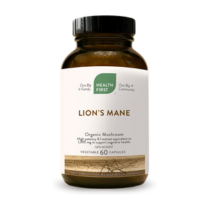 LION'S MANE ORGANIC 60 CAPS HEALTH FIRST
