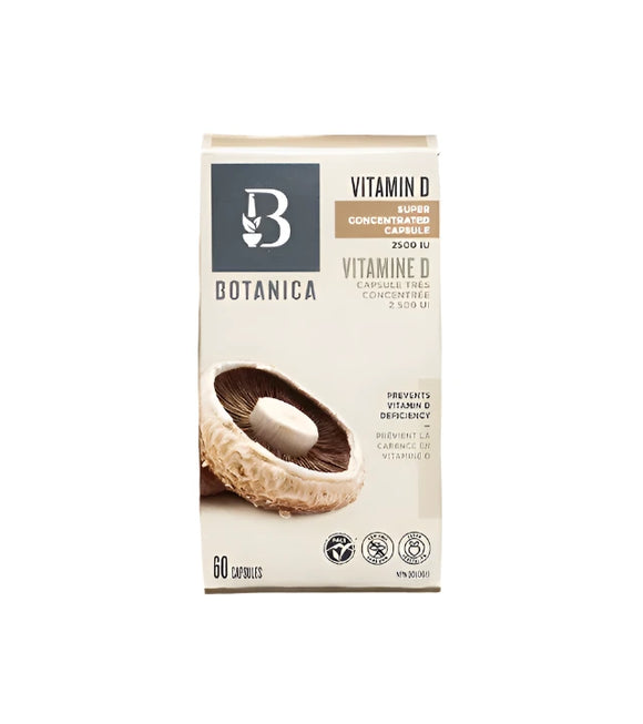 VITAMIN D SUPER CONCENTRATED CAPSULE 2500IU 60 CAP BOTANICA