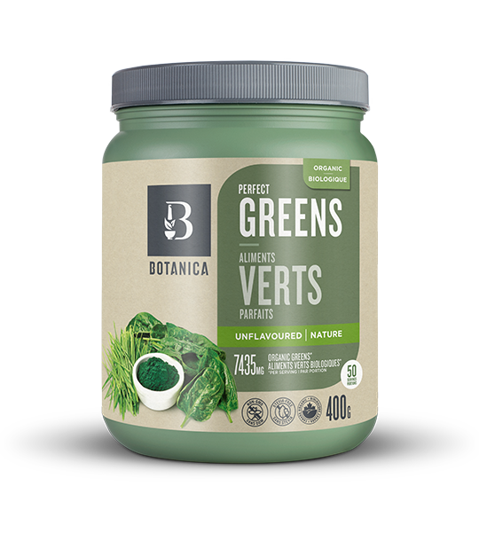 PERFECT GREENS UNFLAVOURED ORGANIC 400 G BOTANICA