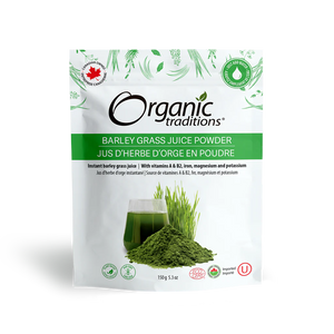 BARLEY GRASS JUICE POWDER 150 G ORGANIC TRADITIONS