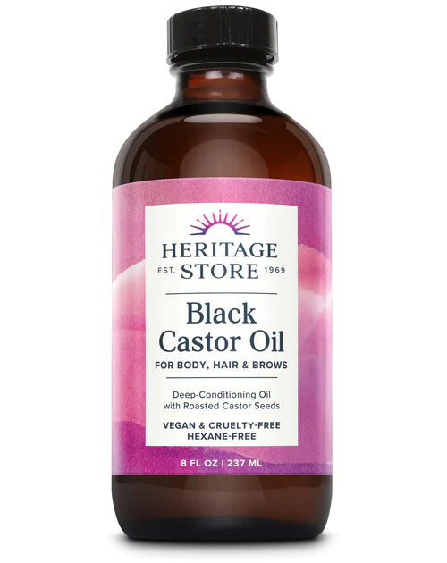 BLACK CASTOR OIL 237 ML HERITAGE STORE