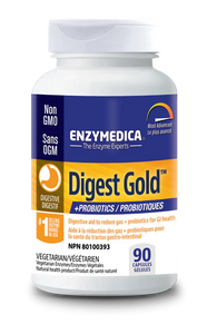 DIGEST GOLD + PROBIOTICS 90 CAPS ENZYMEDICA