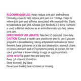 JOINT RELIEF 60 CAPS GENUINE HEALTH