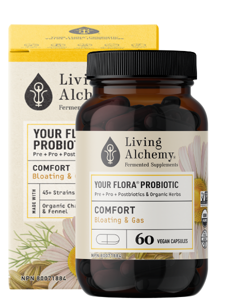 YOUR FLORA COMFORT 60 CAPS LIVING ALCHEMY